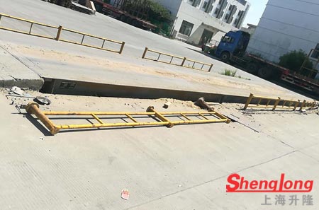 浙江金華金東區3節3*14m二手地磅